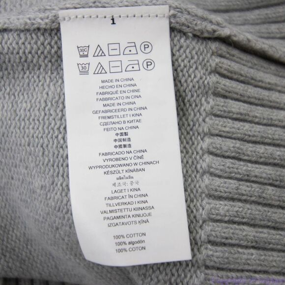 NEW Michael Kors Women's Pearl Grey Heather Embellished sweater, size M - Picture 10 of 16